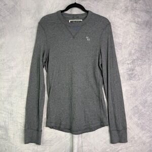 Vintage y2k Abercrombie & Fitch shirt Muscle Fit shirt Mens Sz S grunge preppy